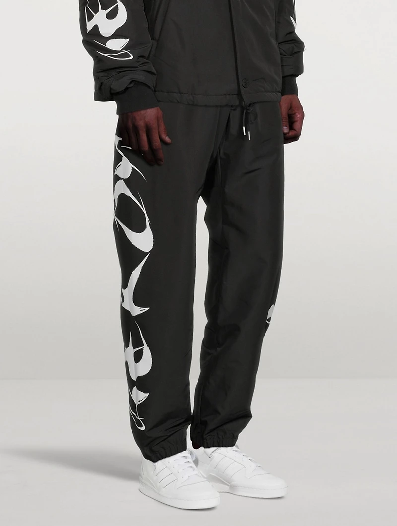 Brush Nylon Track Pants