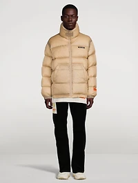 Treated Nylon Puffer Jacket