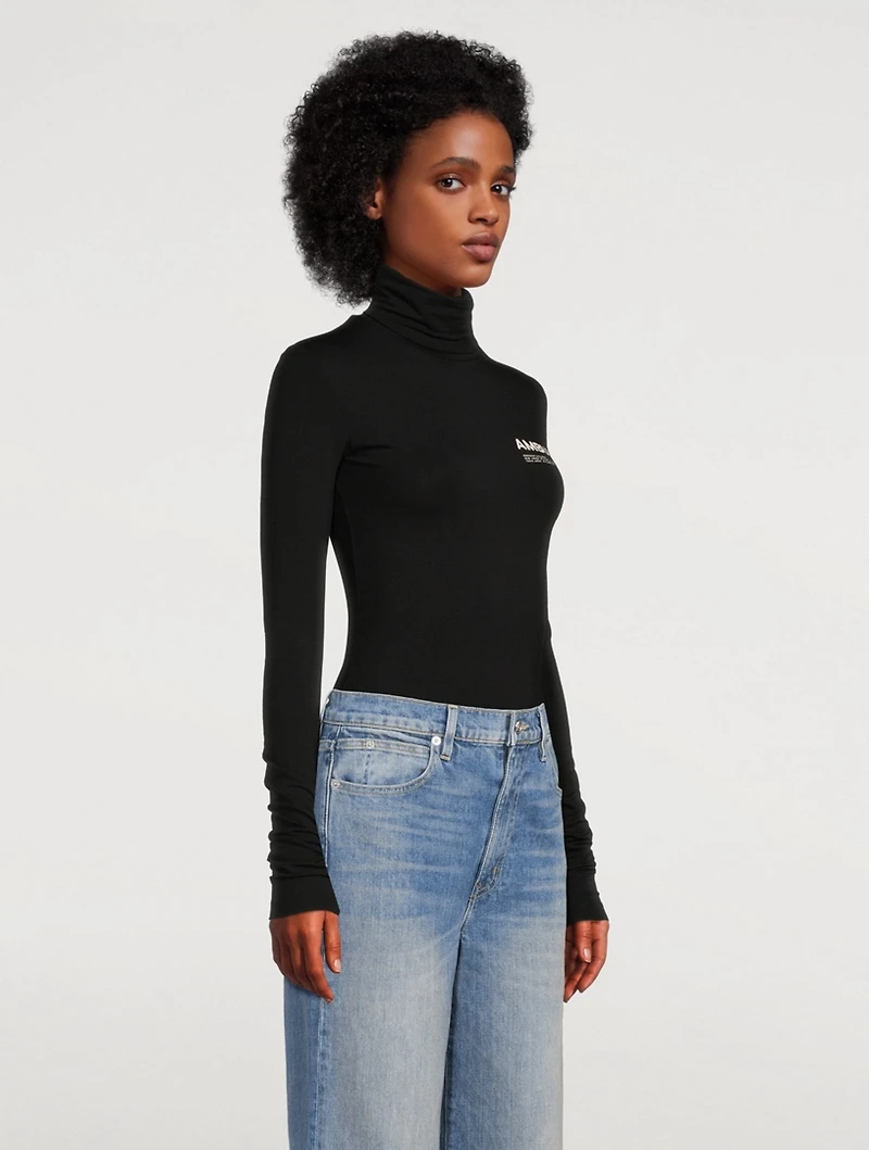 Workshop Jersey Turtleneck With Logo