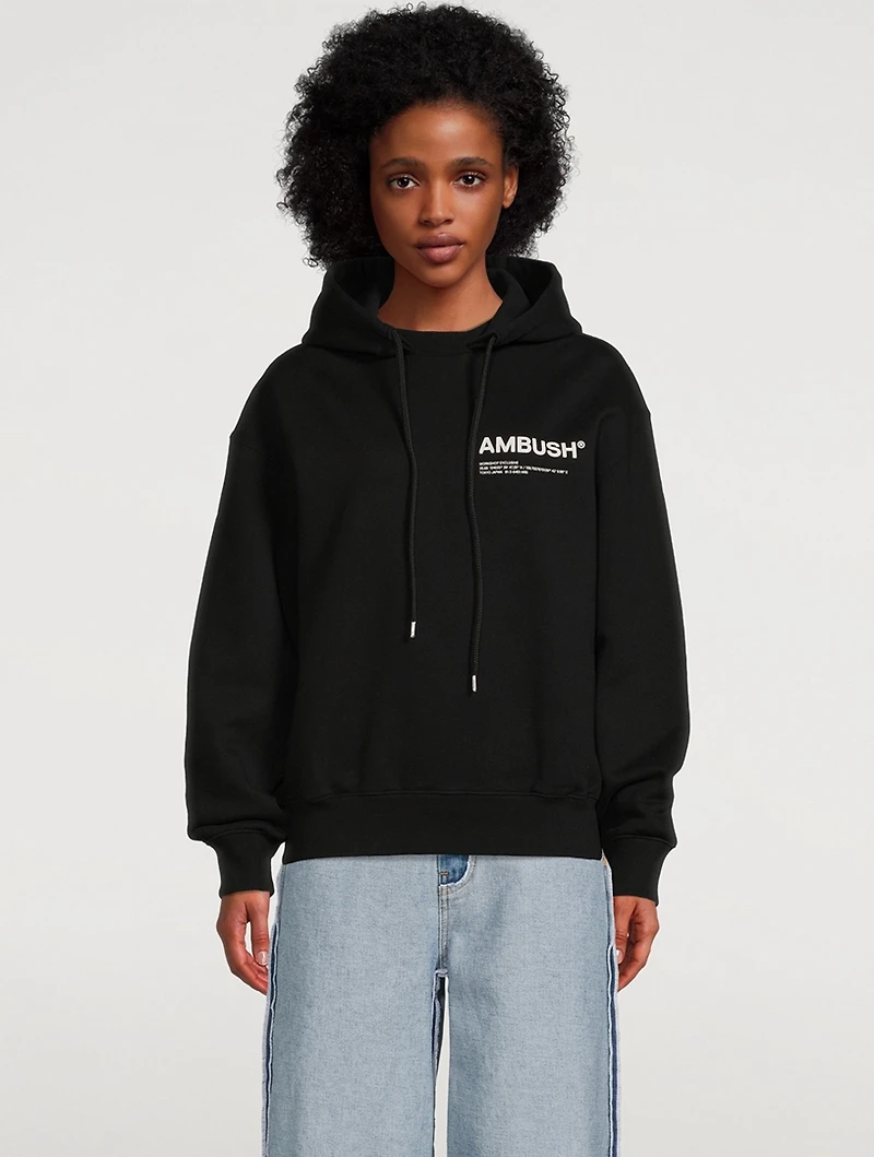 Workshop Jersey Hoodie With Logo