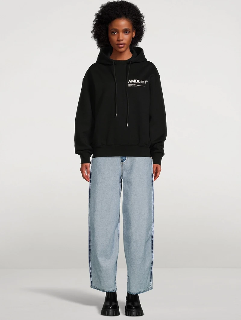 Workshop Jersey Hoodie With Logo