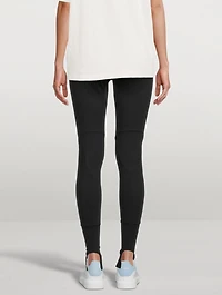 Scuba Leggings With Logo Band