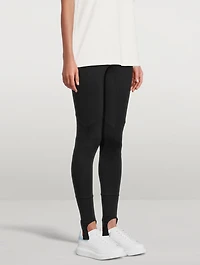 Scuba Leggings With Logo Band