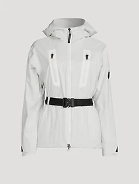 Maia-T Belted Ski Jacket With Hood
