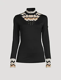 Allegra Mockneck Top