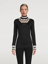 Allegra Mockneck Top