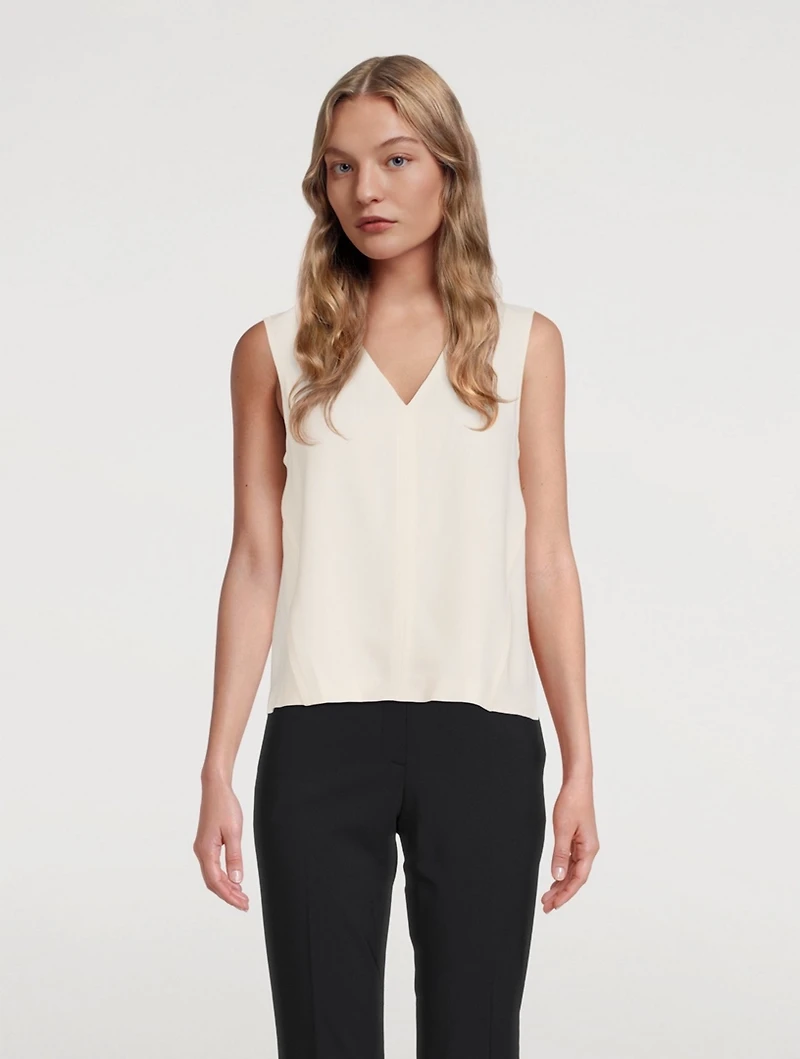 V-Neck Sleeves Top