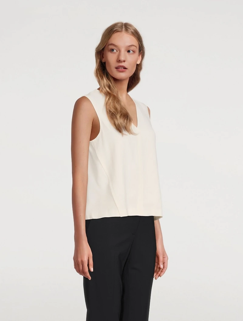 V-Neck Sleeves Top