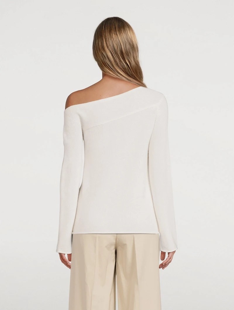 Cashmere Asymmetrical Sweater