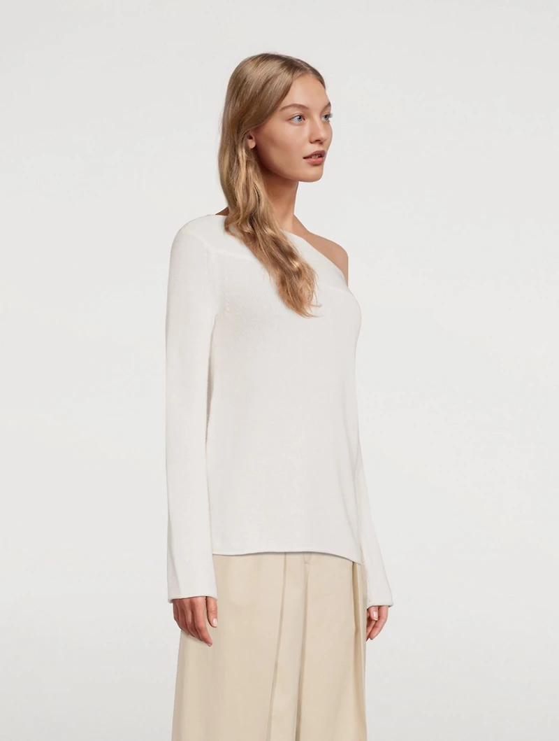 Cashmere Asymmetrical Sweater