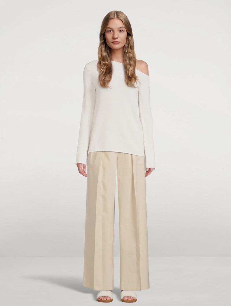 Cashmere Asymmetrical Sweater