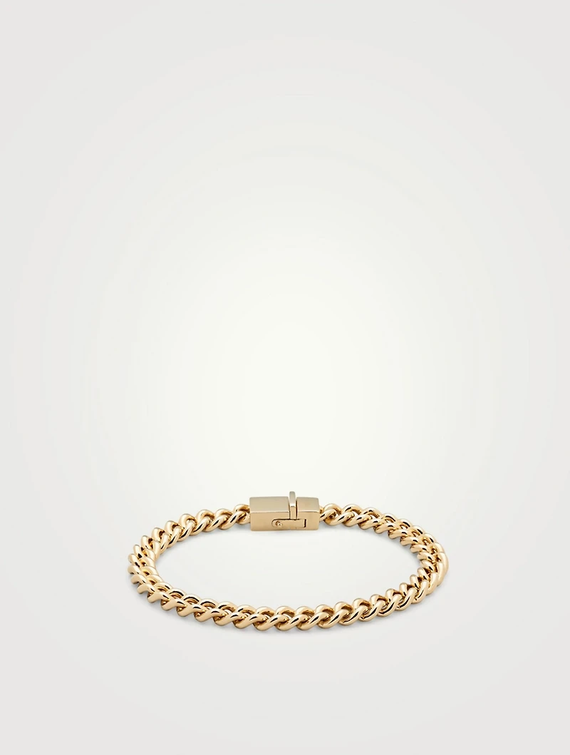 Thick Rounded Curb Bracelet