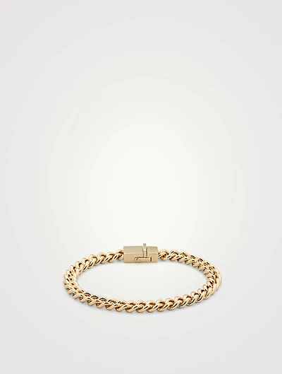 Thick Rounded Curb Bracelet