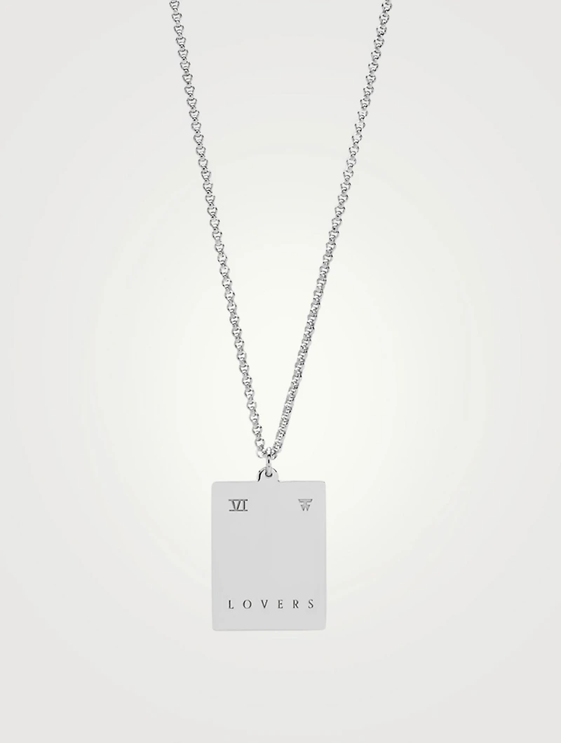 Tarot Lovers Pendant Necklace