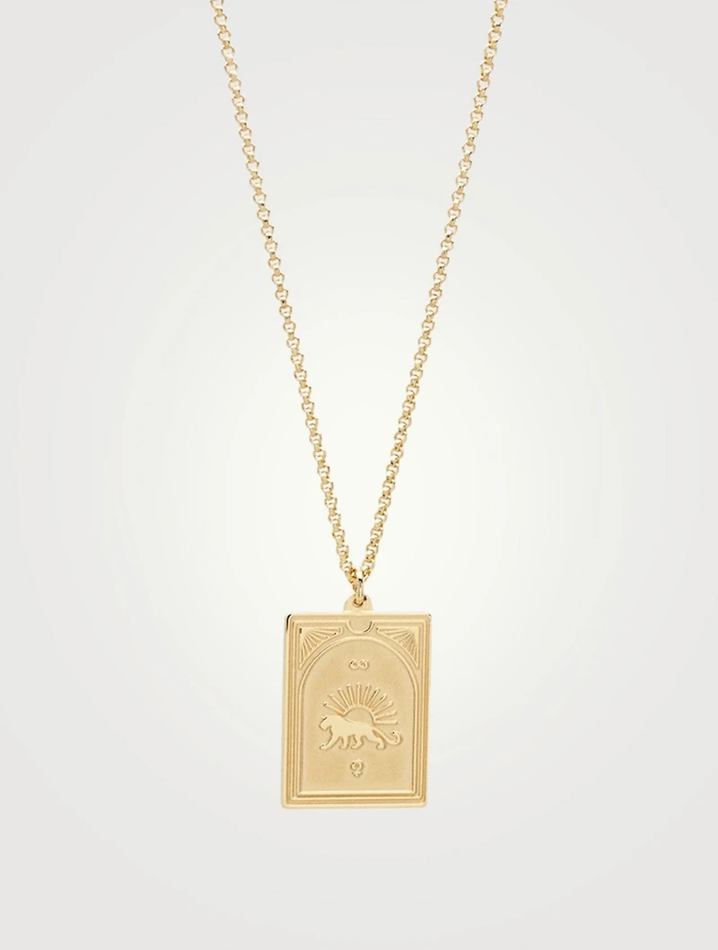 Tarot Strength Pendant Necklace