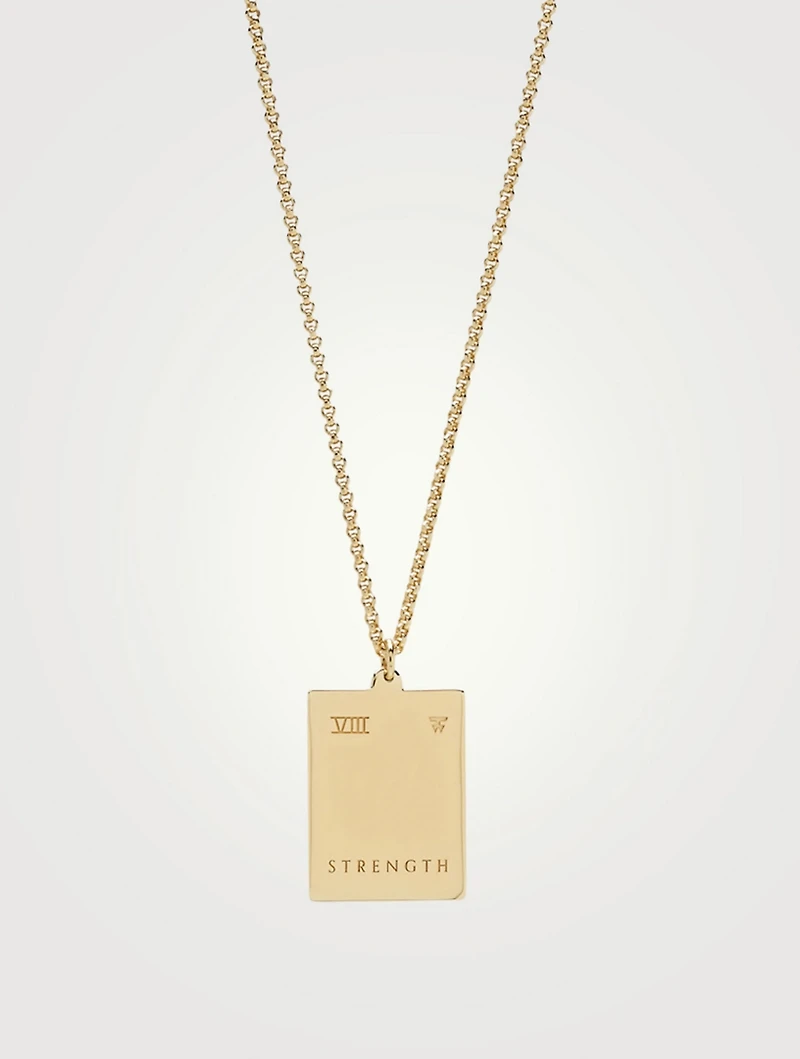 Tarot Strength Pendant Necklace