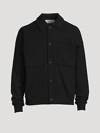 Recycled Cotton Sweatshirt Jacket