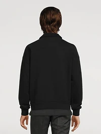 Recycled Cotton Sweatshirt Jacket