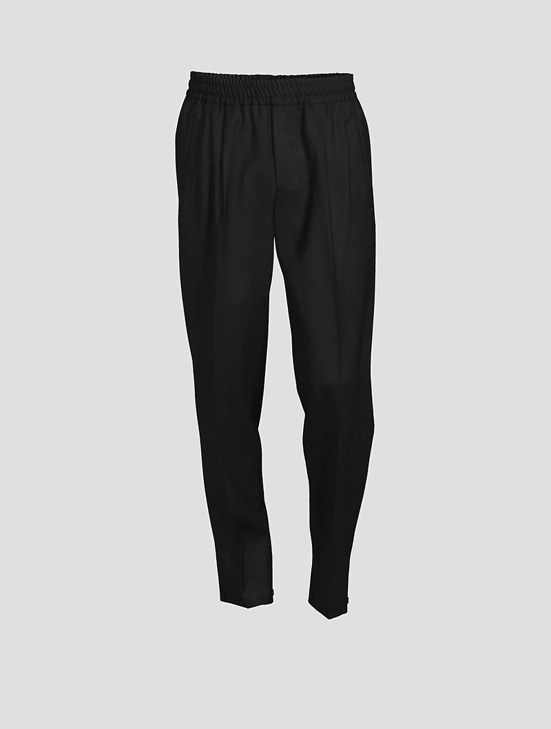 Wool-Blend Jogger Pants