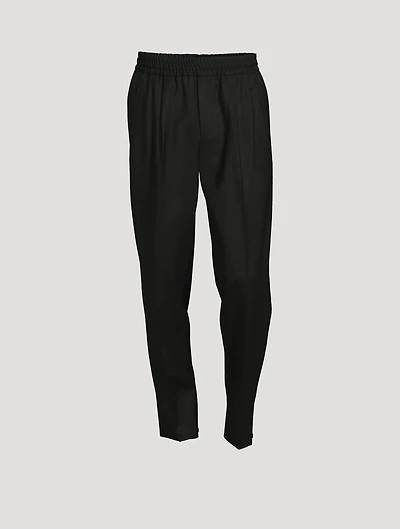 Wool-Blend Jogger Pants