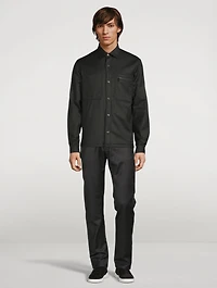 Tech Wool Padded Overshirt