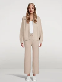 Mela Ribbed Cashmere Cardigan