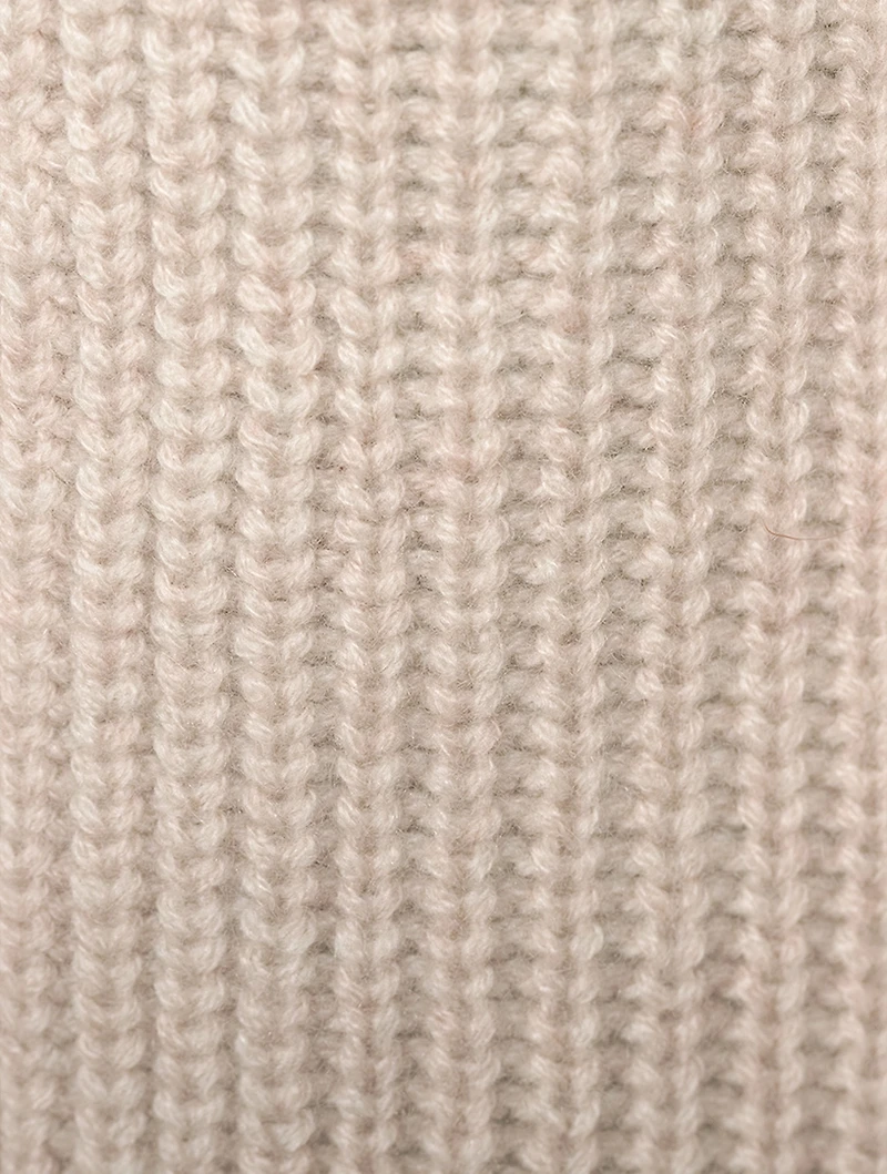 Mela Ribbed Cashmere Cardigan