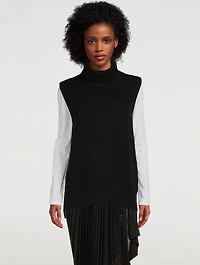 Molly Turtleneck Cashmere Sweater Vest