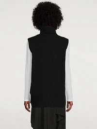Molly Turtleneck Cashmere Sweater Vest