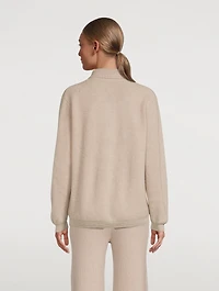 Ashley Cashmere Polo Sweater