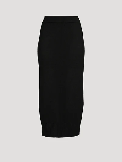 Alma Cashmere Pencil Skirt
