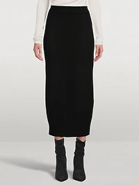Alma Cashmere Pencil Skirt