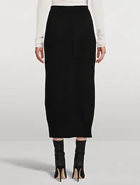 Alma Cashmere Pencil Skirt