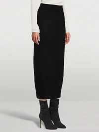 Alma Cashmere Pencil Skirt