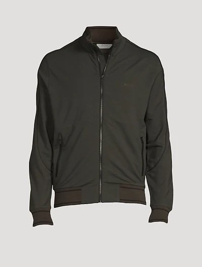 Cotton And Modal Zip Sweatshirt