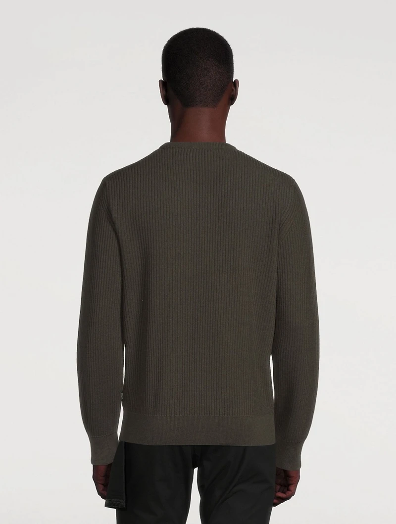 Wool Ribbed Sweater