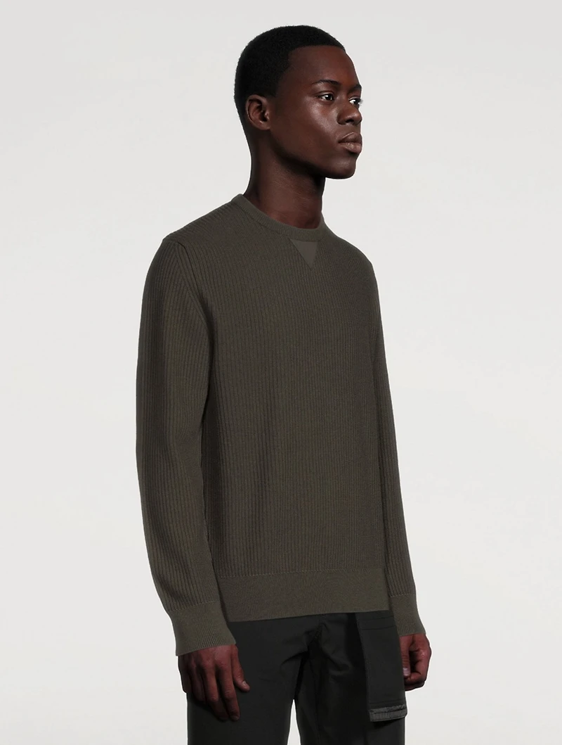 Wool Ribbed Sweater