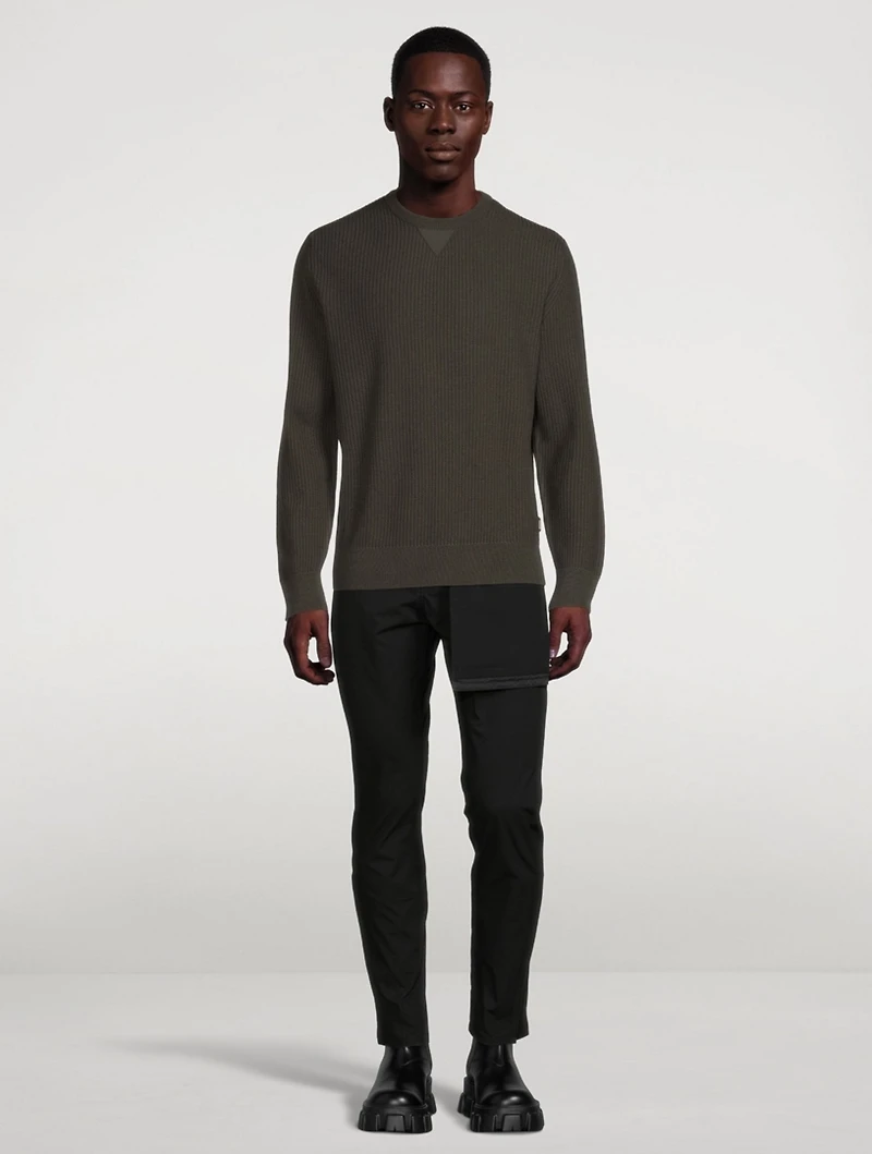 Wool Ribbed Sweater