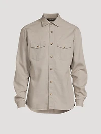 Cotton-Blend Shirt