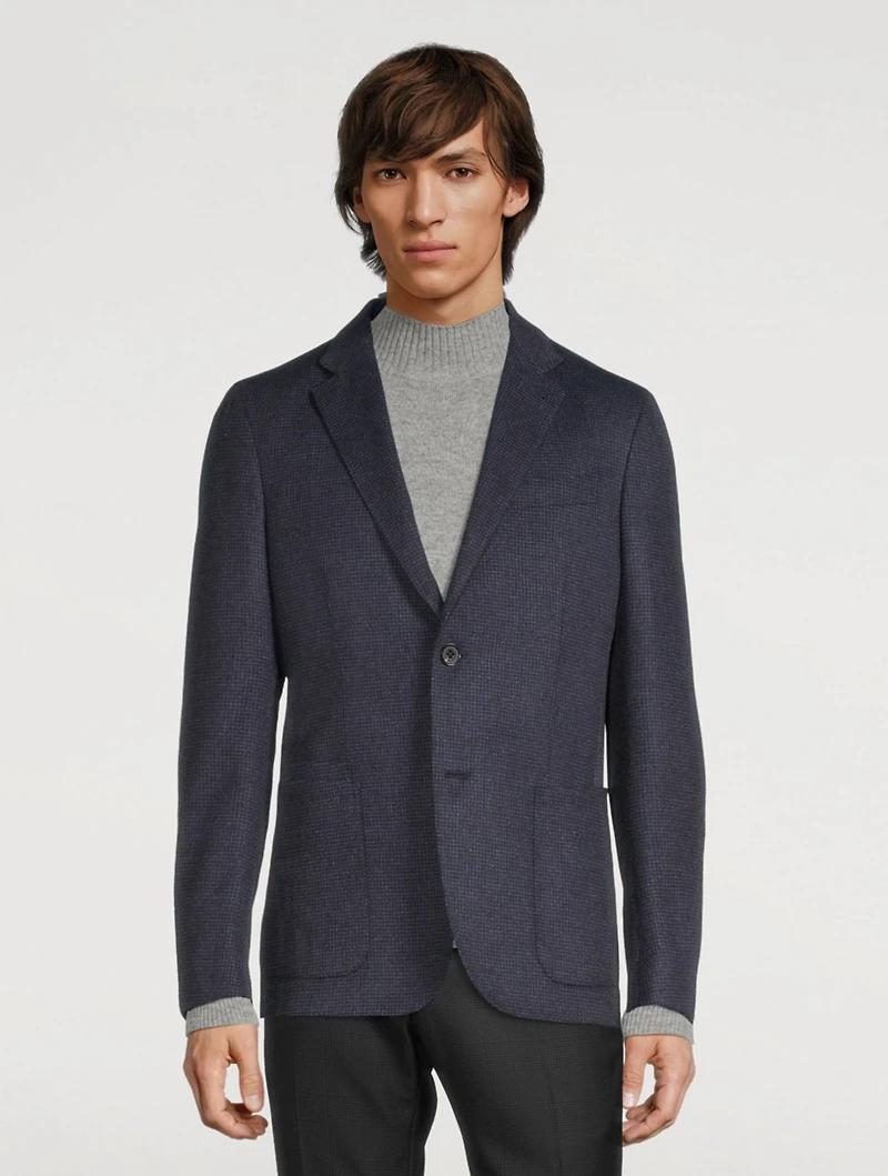 Wool Silk And Cashmere Jacket