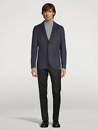 Wool Silk And Cashmere Jacket