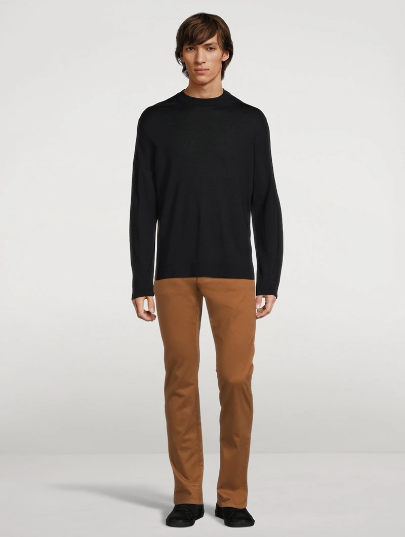Cotton Stretch Slim-Fit Pants