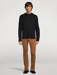 Cotton Stretch Slim-Fit Pants