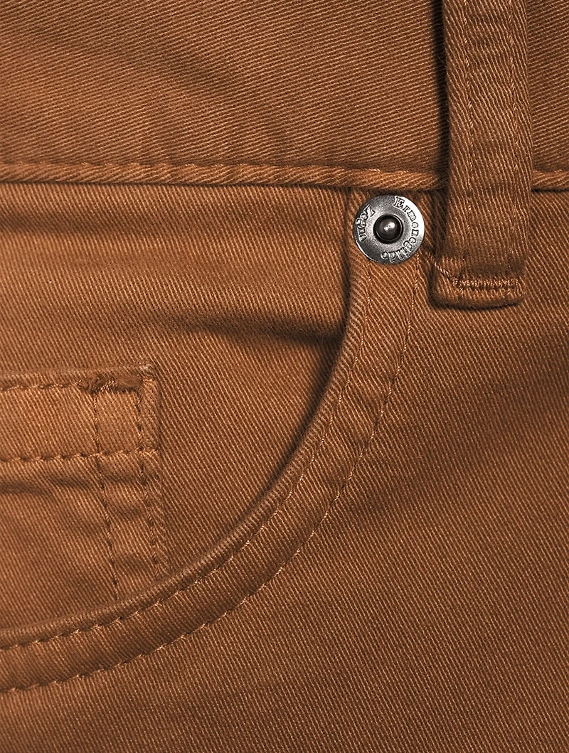 Cotton Stretch Slim-Fit Pants