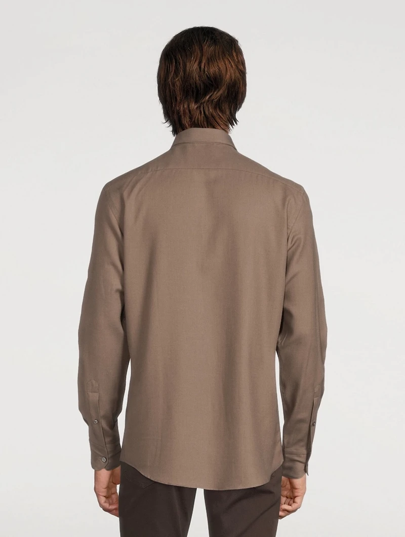 Cotton And Cashmere Shirt
