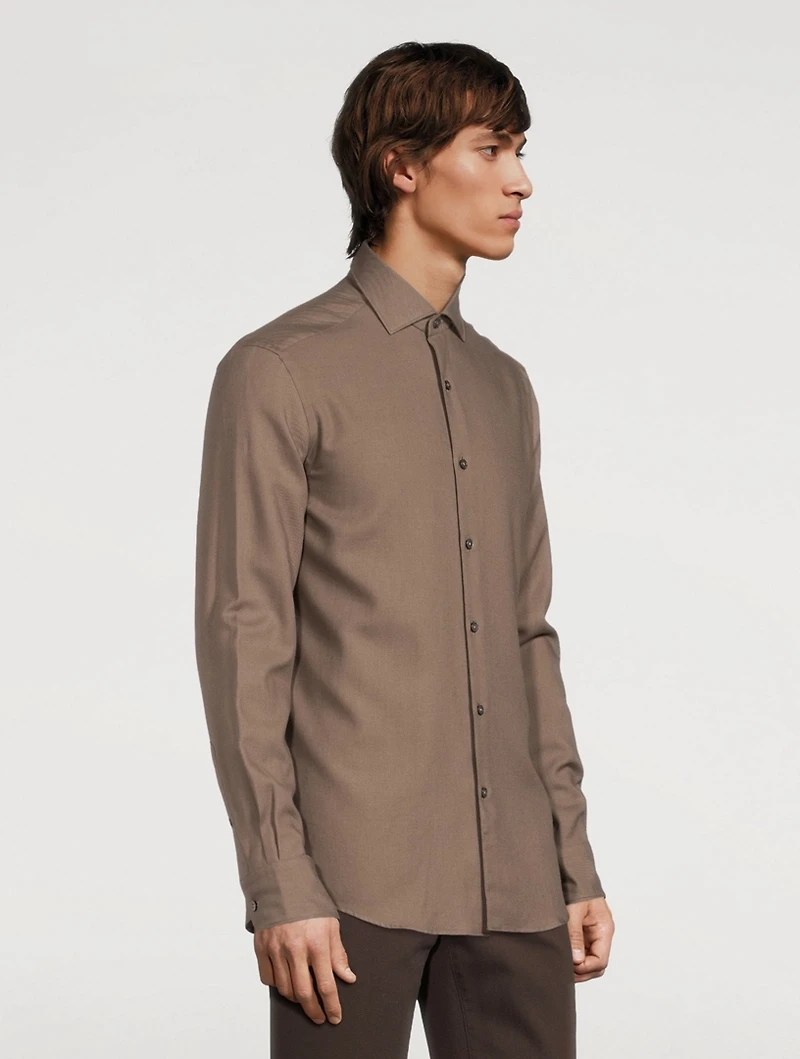 Cotton And Cashmere Shirt