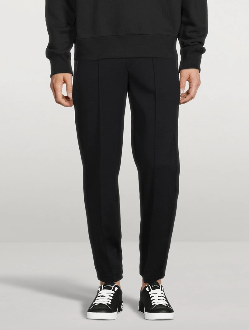 Wool Tapered Sweatpants