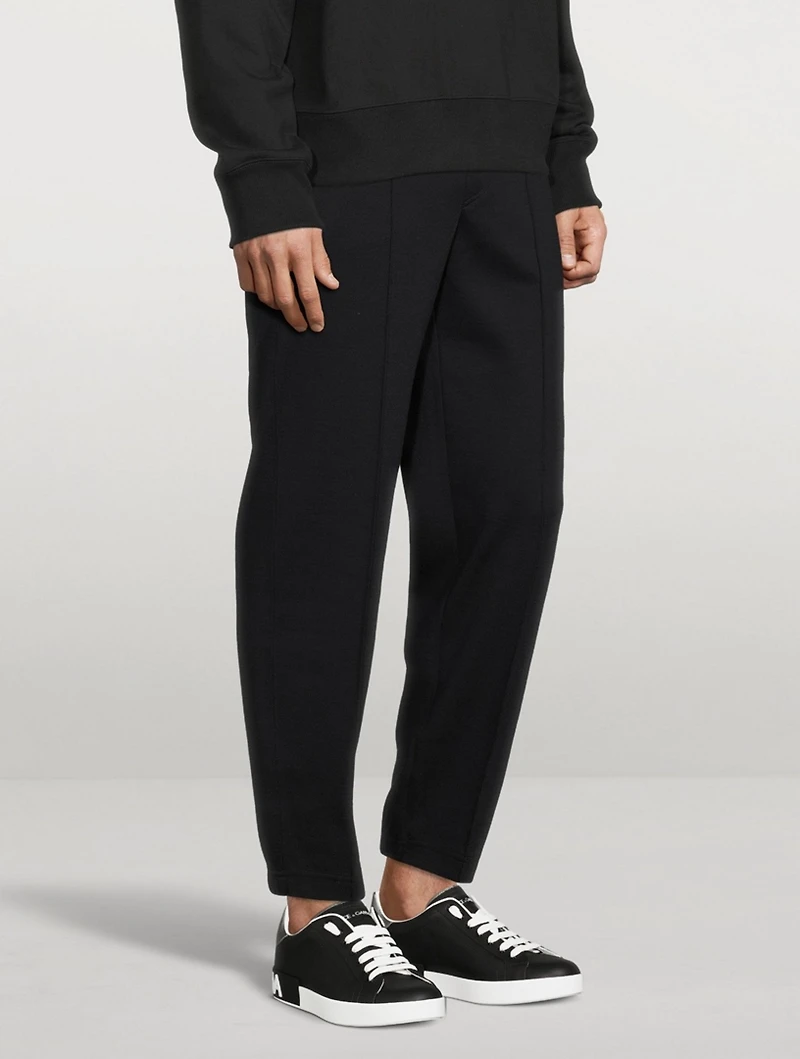 Wool Tapered Sweatpants