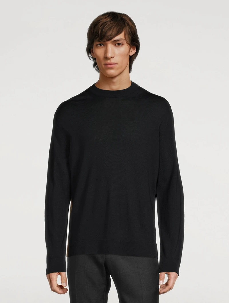 Wool Cashmere And Silk Sweater