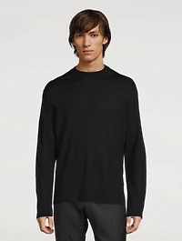 Wool Cashmere And Silk Sweater